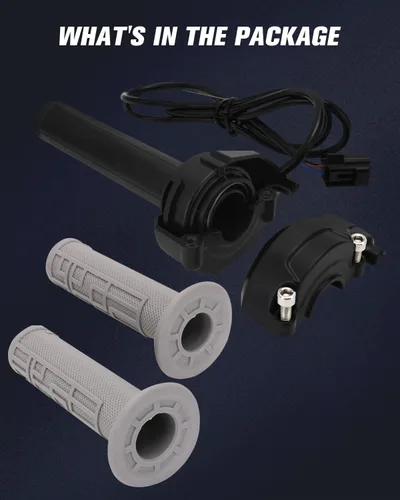 Miniatura 7 de Sur Ron - Conjunto de tubo de acelerador + empuñaduras de acelerador eléctrico de 7/8 pulgadas y 0.866 in para manillar de motocicleta Sur Ron Light