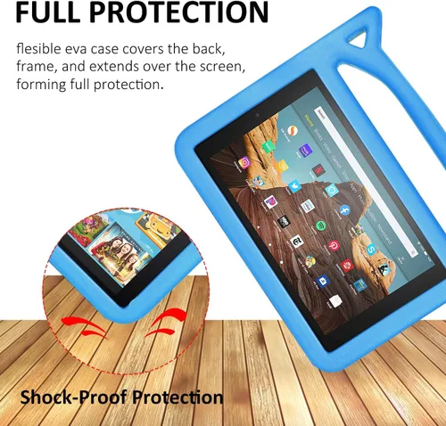 Miniatura 3 de Funda protectora para tablet de 1 0, ligera, a prueba de golpes, con bonito soporte de mango de gato (9ª/7ª generación, versión 2019/2017)