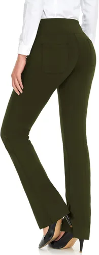 Miniatura 71 de Safort Pantalones de yoga con entrepierna de 28" 30" 32" 34"más amplios en la parte inferior para botas altas, 4 bolsillos, UPF50+
