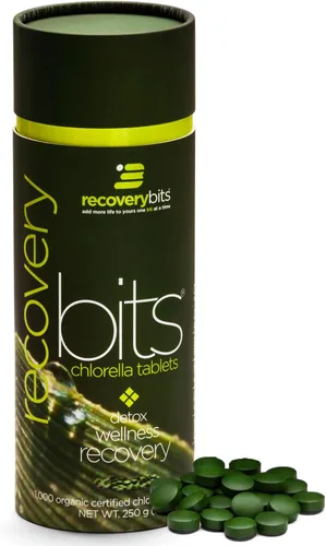 Miniatura 8 de RECOVERYbits - Tabletas orgánicas de Chlorella - Superalimento de algas a base de plantas - Clorofila - Pared celular agrietada - Energía - Sistema