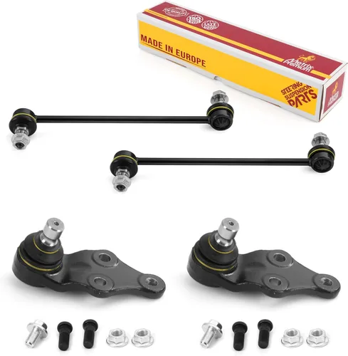 Miniatura 155 de Metrix Premium Chassis Parts - Juego de 4 piezas de articulación de rótula superior y barra estabilizadora delantera para Ford Ranger RWD 1998-2011