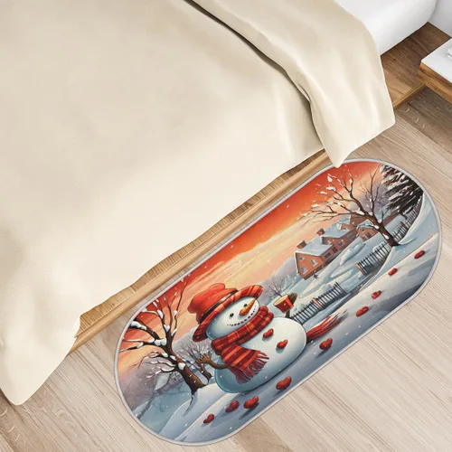 Miniatura 14 de cfpolar Alfombras de baño antideslizantes de girasoles blancos con margaritas blancas, tapete de baño de microfibra absorbente, lavable a máquina