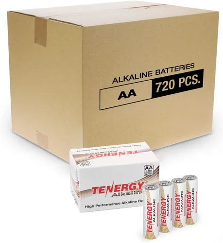 Miniatura 11 de Tenergy Batería alcalina AA de 1.5 V no recargable para relojes, controles remotos, juguetes y dispositivos electrónicos, pilas AA de repuesto, 24