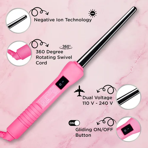 Miniatura 9 de Rizador de cabello, de Herstyler Baby, Rosado