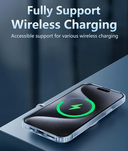 Miniatura 180 de FNTCASE Funda para iPhone 13 Pro-Max: Fundas magnéticas transparentes compatibles con Magsafe Slim anti amarillamiento protección contra caídas