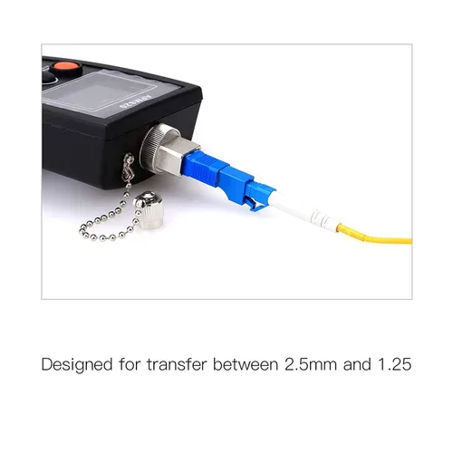 Miniatura 6 de Paquete de 4 adaptadores monomodo SC/UPC macho a LC/UPC hembra Conector de fibra óptica Convertidor adaptador FTTH para localizador de fallas