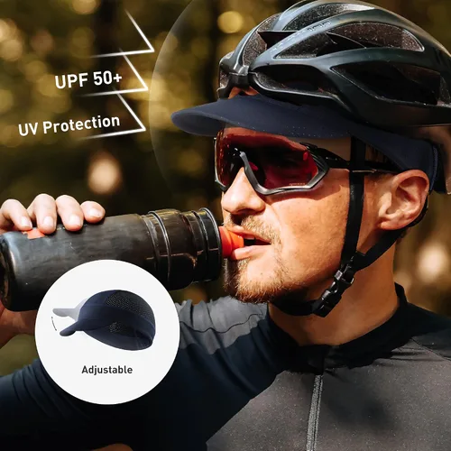 Miniatura 2 de Arcweg Gorras de ciclismo transpirables para debajo del casco, sombrero de bicicleta que absorbe el sudor, sombrero a