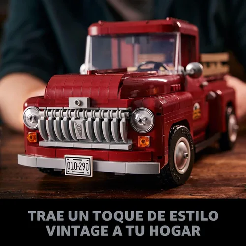 Miniatura 6 de LEGO Icons Pickup Truck 10290 - Juego de construcción para adultos, modelo vintage de los años 50 con accesorios de exhibición de temporada