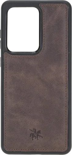 Miniatura 55 de Venito Lucca - Funda de piel compatible con Samsung Galaxy Note 10 (6,3 pulgadas), extra segura, con cubierta trasera acolchada, cocodrilo negro