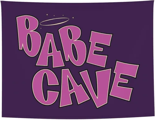 GOWMEE Tapiz de cueva de bebé, bonito tapiz rosa, tapiz estético para colgar en la pared, para adolescentes, niñas, universidad, dormitorio, sala de
