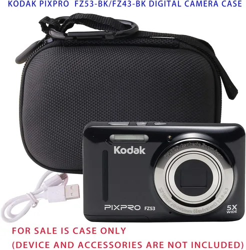 Miniatura 6 de Funda rígida de EVA compatible con KODAK PIXPRO C1/KODAK FZ55/FZ45/FZ43 Funda de protección de cámara digital. (negro)