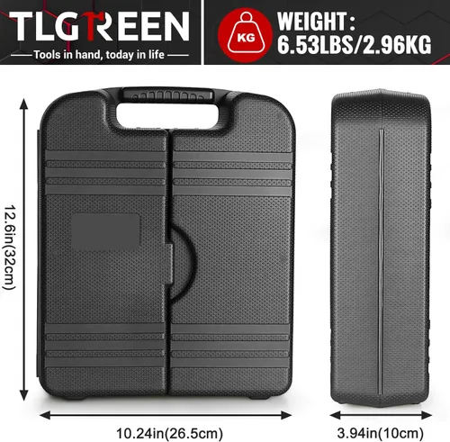 Miniatura 2 de TLGREEN Juego de 101 herramientas y taladros inalámbricos de 8 V, kit de herramientas eléctricas recargables USB-C con motor sin escobillas y carga