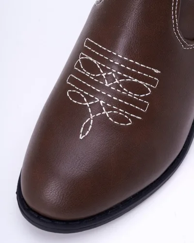 Miniatura 4 de Bebe Botas vaqueras para niñas botas vaqueras clásicas del oeste niñoniña Coñac
