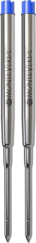 Miniatura 8 de Monteverde Recambio de bolígrafo de gel sin tapa para adaptarse a bolígrafos Sheaffer, punta fina, negro, 2 por paquete (S422BK)