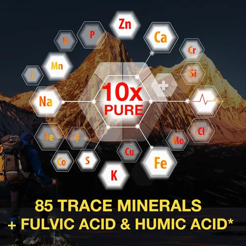 Miniatura 3 de Shilajit - Gotas de resina pura del Himalaya, suplemento de oro líquido de resina orgánica Shilajit con más de 85 oligominerales, apoya la energía