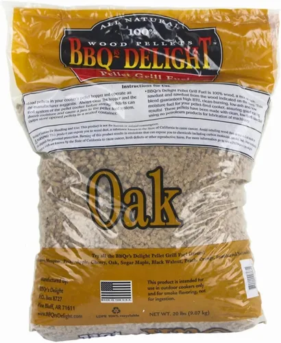 Miniatura 2 de BBQR s Delight - Pellets de madera de roble para ahumar de 20 libras