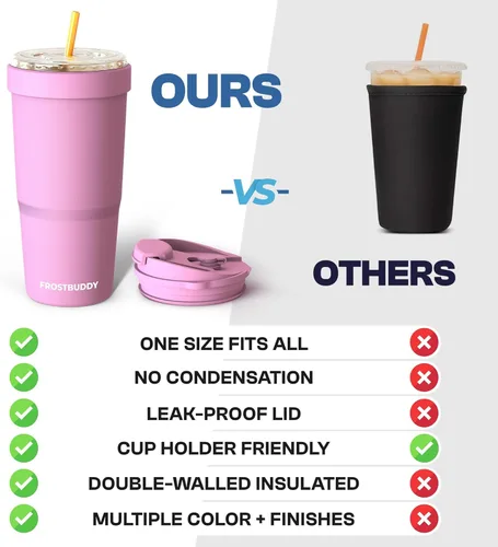Miniatura 2 de Frost Buddy Togo Buddy 30oz Stainless Steel Vacuum Insulated Tumbler To Go Coffee Cup – Iced Coffee Sleeve, Travel Mug, Thermal Cup for Hot & Cold
