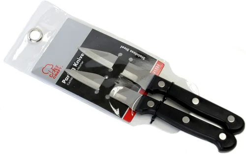 Miniatura 2 de Chef Craft Select - Cuchillos para pelar, juego de 2 cuchillos de 9.5 pulgadas, acero inoxidable/negro