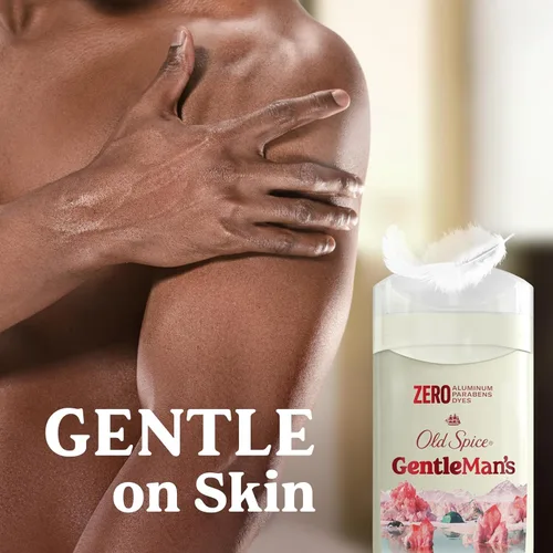 Miniatura 6 de Old Spice GentleMan's - Desodorante de tacto seco sin aluminio para hombres, frescura duradera 24/7, suave para la piel con acondicionadores