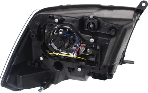 Miniatura 2 de Para RAM 1500 Classic 2019 Conjunto de luz principal lado del conductor con bombillas (carcasa negra) reemplaza CH2502289 certificado CAPA