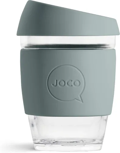 Miniatura 21 de JOCO Taza 4oz - Taza clásica reutilizable de vidrio de borosilicato eco-innovador - (Mood Indigo)