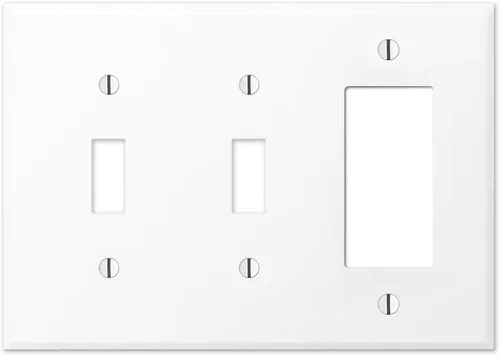 Miniatura 15 de Placa grande para interruptor de 1 banda, cubierta para caja eléctrica no utilizada, placa de pared en blanco de gran tamaño, placa de pared