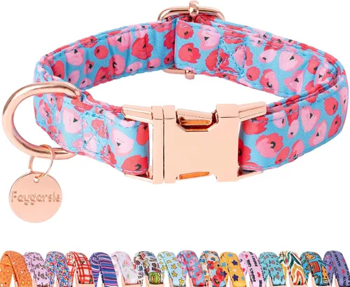 Miniatura 19 de Faygarsle Collar Lindo de Perro para Perras y Perros Machos, Collar Suave y Elegante para Mascotas con Diseño de Limón, Collar de Perro Amarillo
