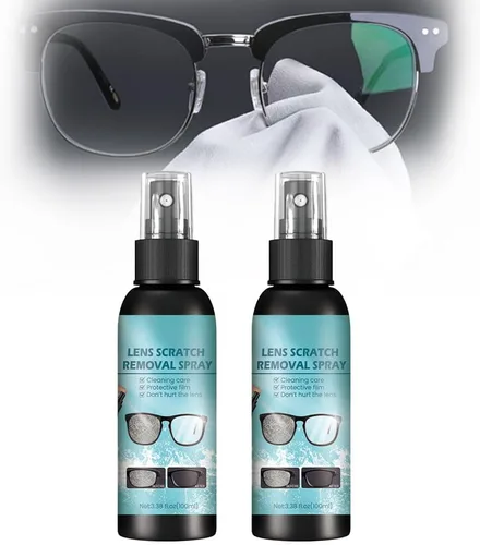 Miniatura 8 de ROWPOZ Spray limpiador de cristales para ojos, removedor de arañazos de lentes para lentes de 3.4 fl oz, limpiador de lentes en aerosol para gafas