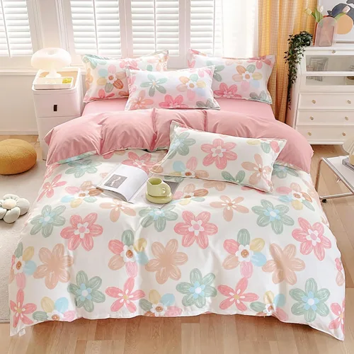 Miniatura 27 de Juego de funda de edredón de oso lindo tamaño individual, 3 piezas, ropa de cama suave y neutra calmante y acogedora, juego de funda de edredón