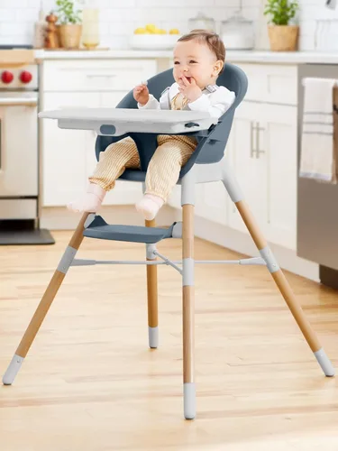 Miniatura 2 de Skip Hop Silla alta para bebés 4 en 1 convertible, EON, azul pizarra