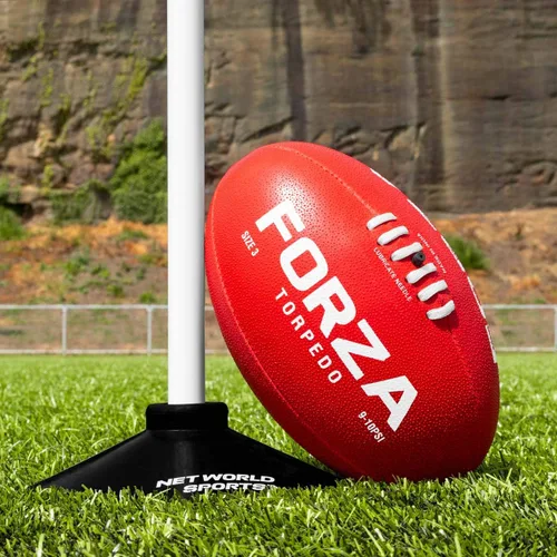 FORZA Torpedo AFL - Balones de fútbol de entrenamiento | Balones de fútbol australianos resistentes a la intemperie | 100% cosido a mano