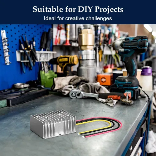 Miniatura 4 de Convertidor CC de 12 V a 24 V, 15 A, 360 W, resistente al agua, transformador de corriente continua para automóvil, camión, vehículo, barco, motor