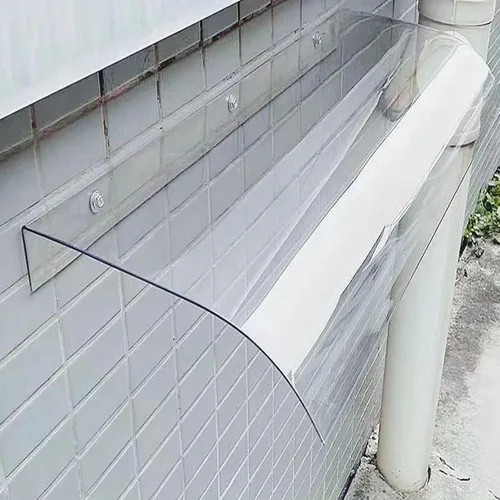 Toldo transparente para puerta delantera, toldo curvado, toldo para porche, toldo para puerta, ventana de jardín, cubierta de policarbonato