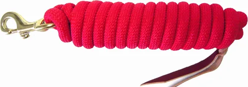 Miniatura 8 de Hamilton Cowboy - Cuerda trenzada de polietileno para entrenamiento de caballos con botón de cuero y broche de perno, 10 pies de largo por 5/8