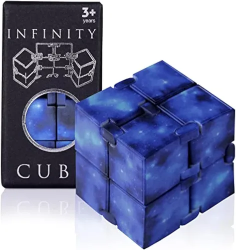 Miniatura 10 de Cubo infinito sensorial fidget, juego de fidgeting EDC para niños y adultos, minigadget genial, mejor para el alivio del estrés y la ansiedad