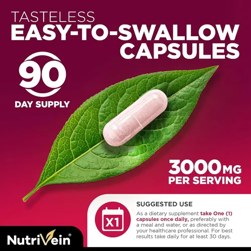 Miniatura 7 de Nutrivein Suplemento de glutatión liposomal premium y cápsulas de cereza ácida: suplemento liposomal de glutatión de alta absorción y cápsulas