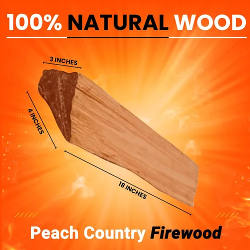 Miniatura 3 de Leña de Home and Country USA. Madera dura, leña para fogatas al aire libre, estufas de leña y fogatas. (paquete de 25 libras)