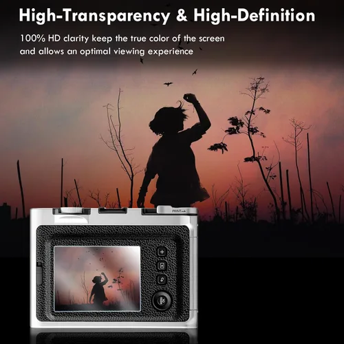 Miniatura 7 de Rieibi Accesorios para cámara instantánea Fujifilm Mini Evo, paquete de regalo de Navidad incluye mini funda transparente Evo y protector de pantalla