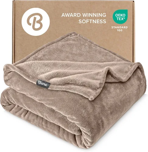 Miniatura 15 de Bare Home Manta de Vellón - Full/Queen - Ultra Suave y Liviana para Cama, Sofá y Sillón - Microfelpa de Lujo - Manta Cálida y Acogedora