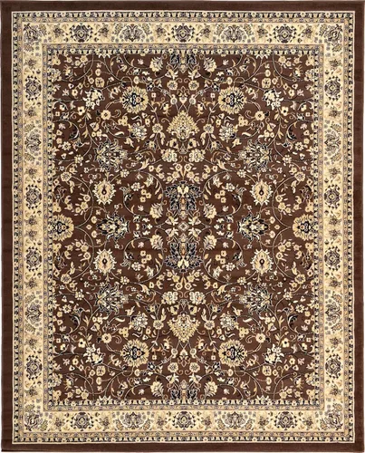 Miniatura 254 de Unique Loom Colección Sialk Hill - Alfombra de área Washington (3 pies 3 pulgadas x 5 pies 3 pulgadas, rectángulo, burdeos/crema)