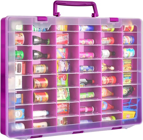 Miniatura 11 de FULLCASE Estuche coleccionista compatible con Mini Brands 5 Surprise Series 1, 2, 3, 4, Mystery Capsule, juguete coleccionable en miniatura real