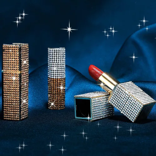 Miniatura 4 de 6 rollos de cinta de diamantes de imitación de Navidad, tiras autoadhesivas de diamantes de imitación, tiras de diamantes de cristal brillantes