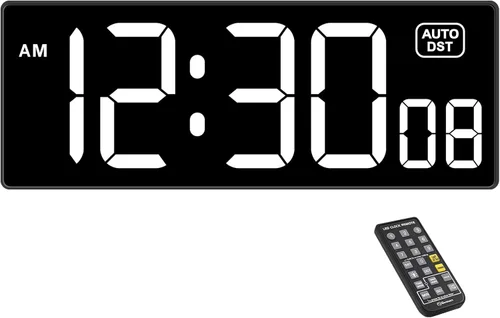 Miniatura 8 de Soobest - Reloj de pared digital con temporizador de cuenta regresiva remoto, temporizador eléctrico de segundos para gimnasio, sala de estar