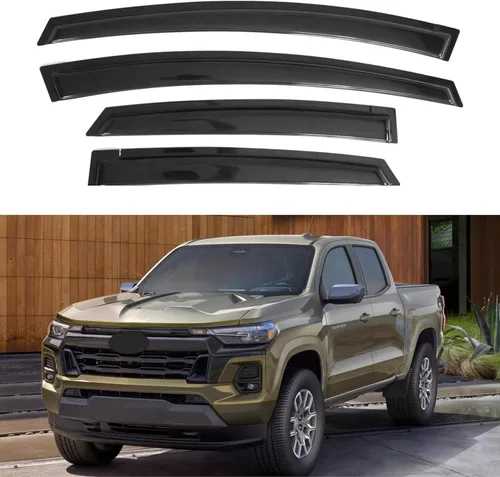 Miniatura 253 de Visor para ventana IG para Hyundai Venue 2020-2023, protector contra la lluvia, adhesivo extra duradero, deflector de viento para lado