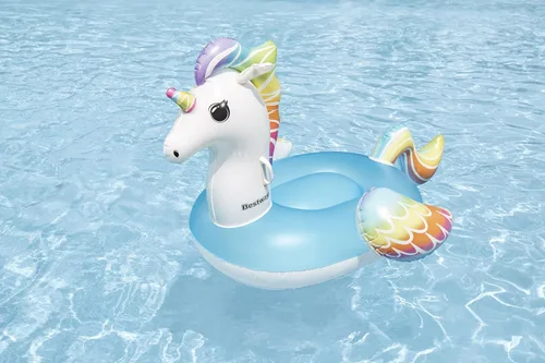 Miniatura 6 de Bestway Unicorn Pool Float, Kids Inflatable Ride-On with Handles, Inflatable Beach Toys
