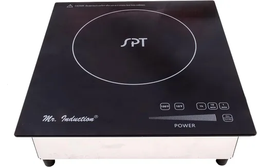 Miniatura 2 de SPT SR-657RTA: Comercial 220V 2600W Placa de inducción incorporada, negro/plata