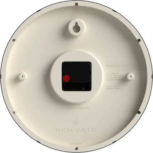 Miniatura 6 de Reloj de pared NEWGATE® Número Cuatro Teatro Reloj redondo moderno 30cm Negro Números decorativos Ideal para cocina, sala de estar u