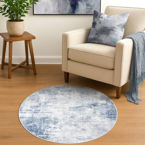 Miniatura 769 de IOHOUZE Alfombra abstracta lavable de 3 x 12 pies para pasillos, antideslizante para cocina, camino de entrada de lana sintética para interiores