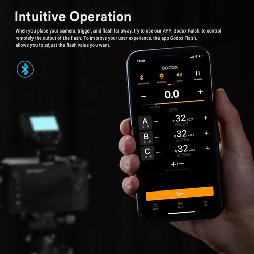 Miniatura 4 de Godox XProII-F XProIIF TTL Disparador de flash inalámbrico para cámaras Fuji, transmisor de flash inalámbrico 2.4G HSS 1/8000S, conexión Bluetooth