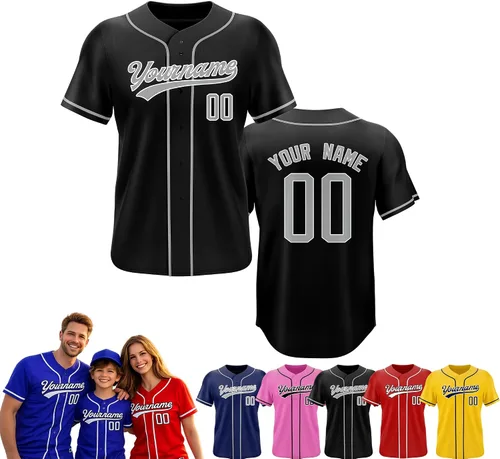 Camiseta de béisbol personalizada, nombre del equipo, número de equipo, logotipo, camisetas impresas cosidas, uniformes deportivos, regalos para